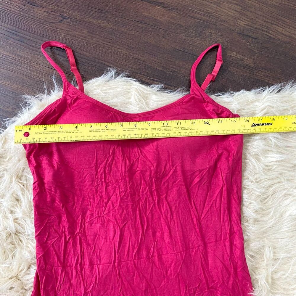 New unworn Fuchsia Pink Camisole Top Built in Bra Padding 2XL Fashion Bar - Picture 4 of 6